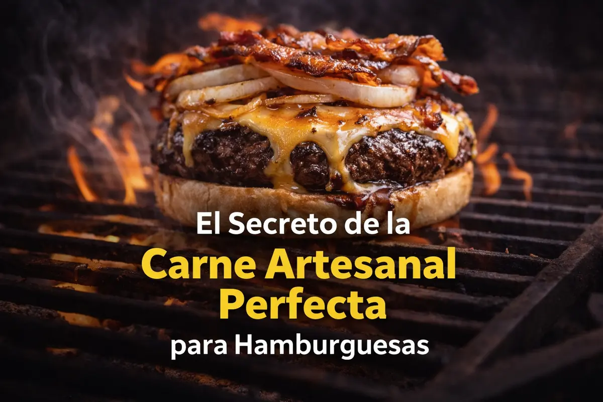 El Secreto de la Carne Artesanal Perfecta para Hamburguesas
